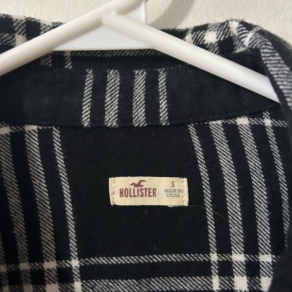 Hollister Hollister Black & White Flannel Size S / US 4 / IT 40 - 3 Thumbnail