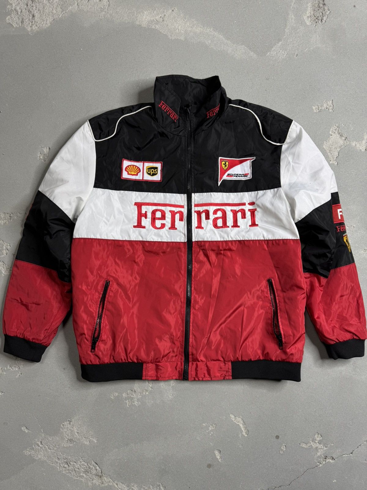 Vintage Vintage Ferrari Bomber Jacket Racing Size US M / EU 48-50 / 2 - 1 Thumbnail