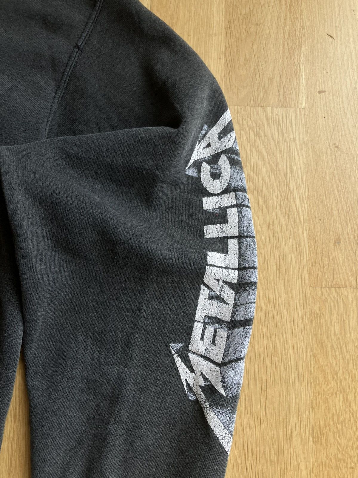 Distressed 90s metallica master of puppets hoodie