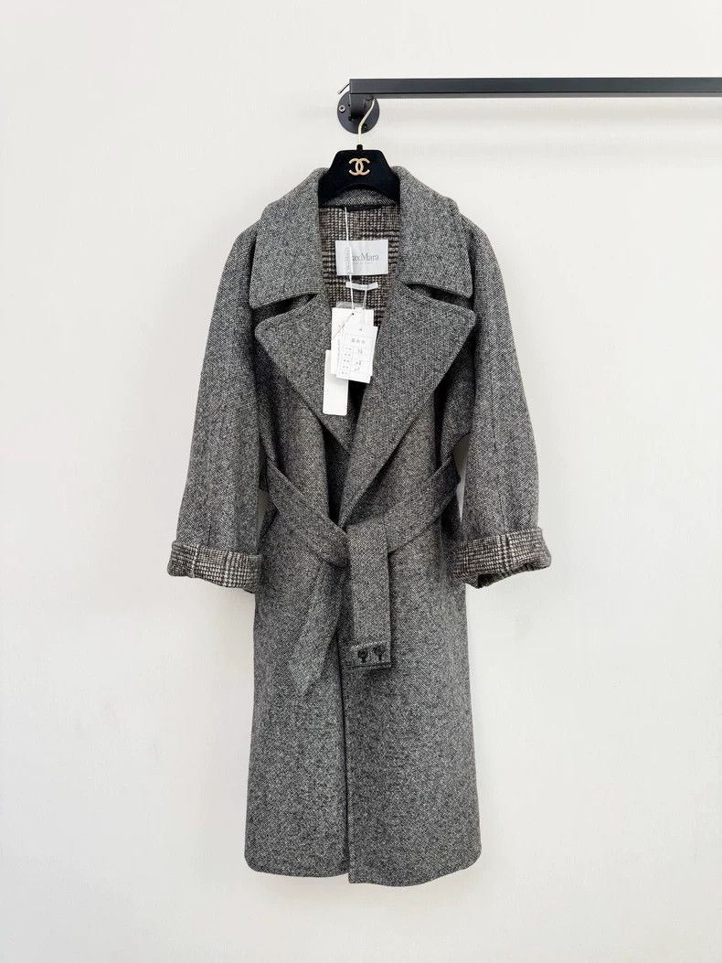 Max Mara Max Mara Wool mohair coat Size S / US 4 / IT 40 - 1 Thumbnail