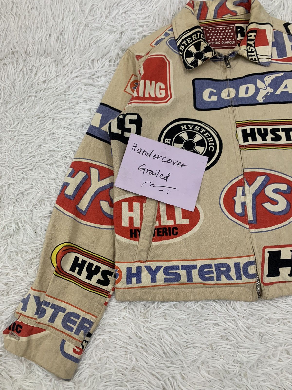 Hysteric Glamour Rare Hysteric Glamour Motorsport Art Full Print Jacket Size US S / EU 44-46 / 1 - 3 Thumbnail