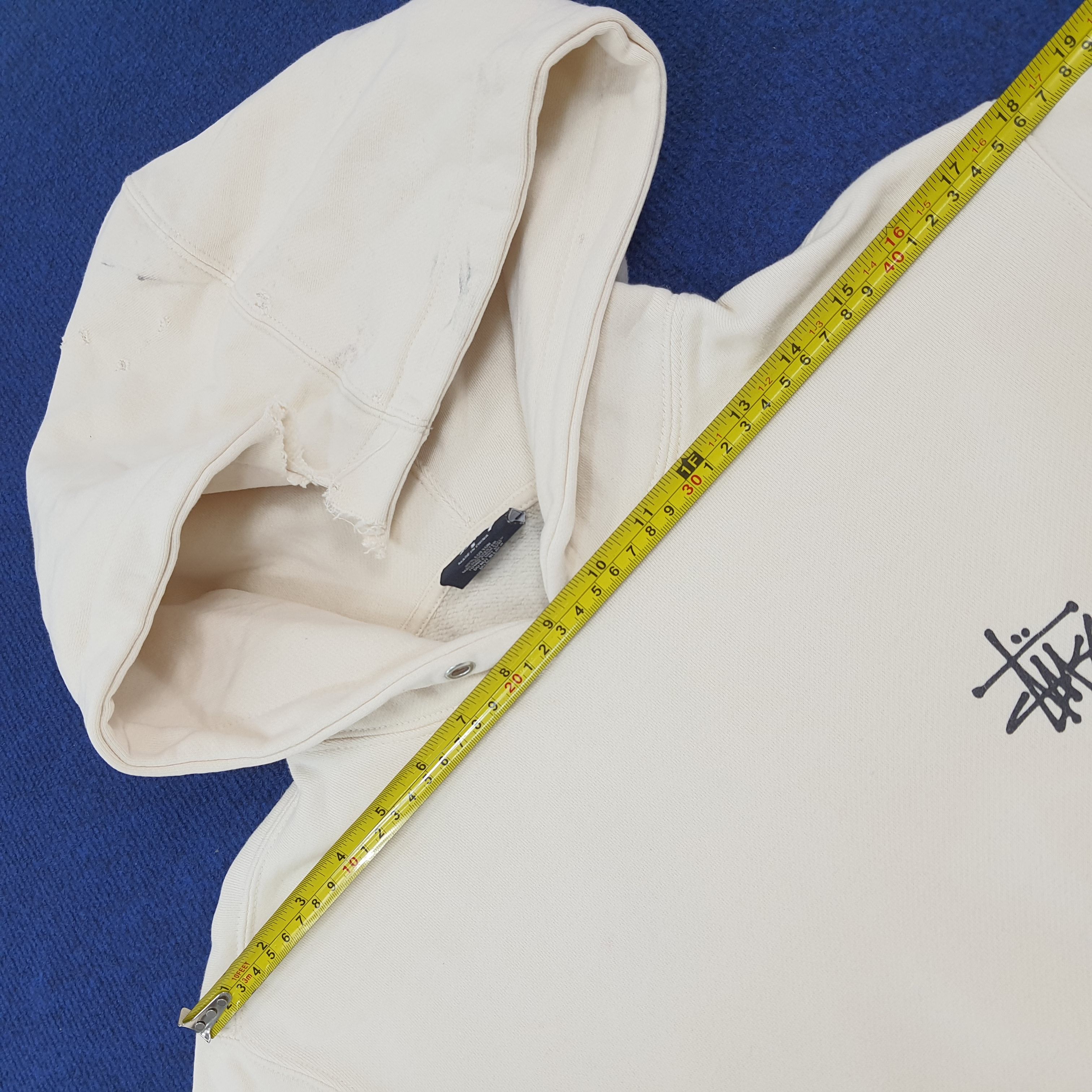 Stussy × Vintage Vintage Stussy Streetwear Hoodie Distressed Size US M / EU 48-50 / 2 - 14 Thumbnail