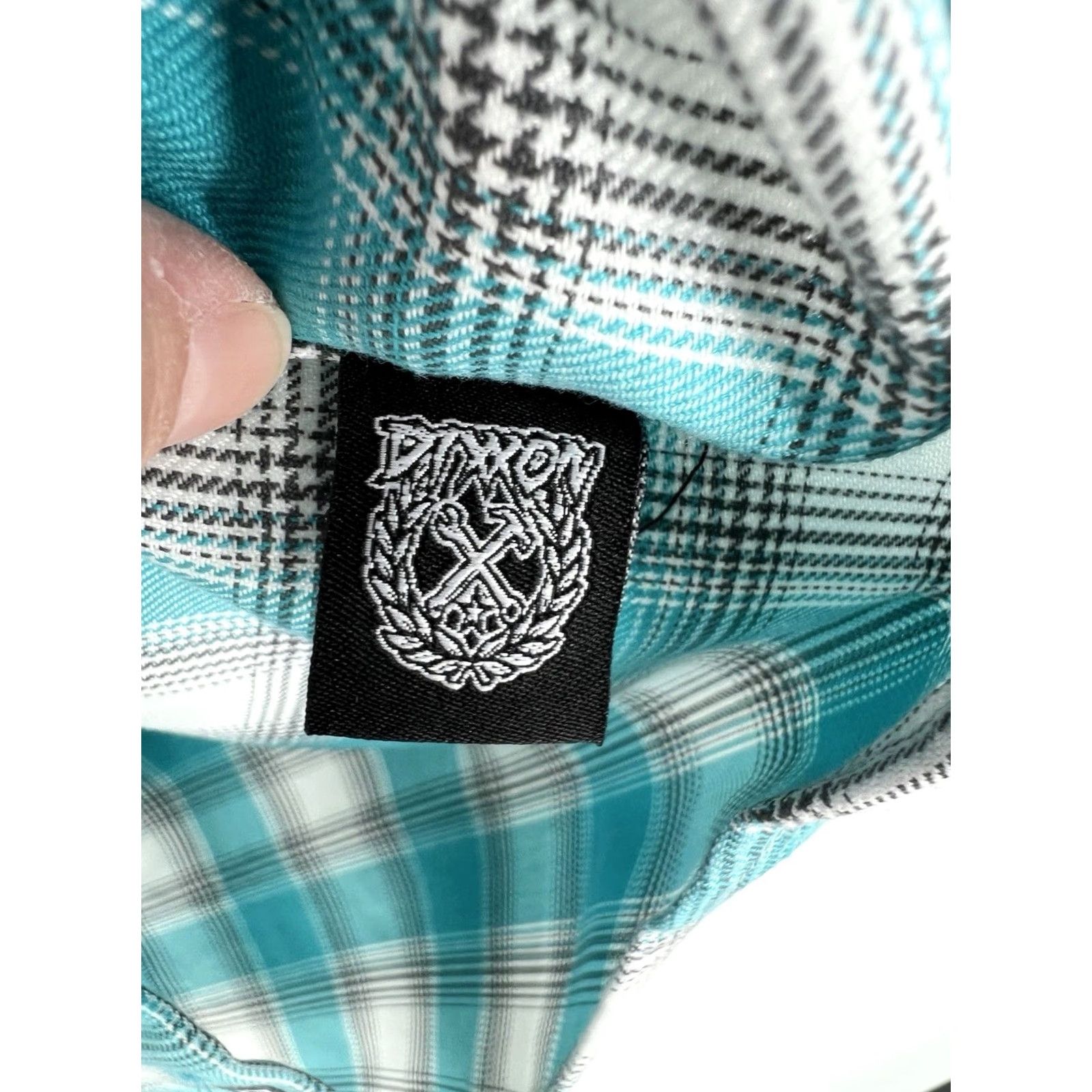 Vintage Dixxon Flannel Company YORK Blue White Gray D-Tech Button-Up Shirt M Mens Long Sleeve Plaid Hang Dry Only Size US M / EU 48-50 / 2 - 6 Thumbnail
