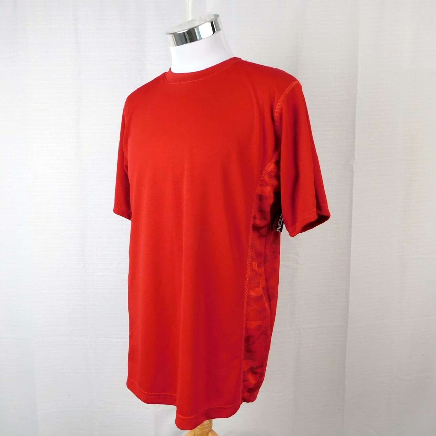Vintage Zone Pro Sport T-Shirt Men Short Sleeve Red L Camouflage-Back Sport Tee 100% Polyester Size US L / EU 52-54 / 3 - 2 Thumbnail