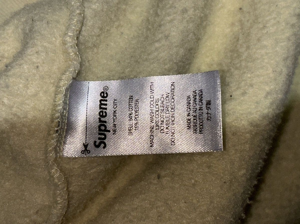 Supreme Supreme Small Box Logo Hooded Sweatshirt Light Yellow SS23XL Size US XL / EU 56 / 4 - 6 Thumbnail