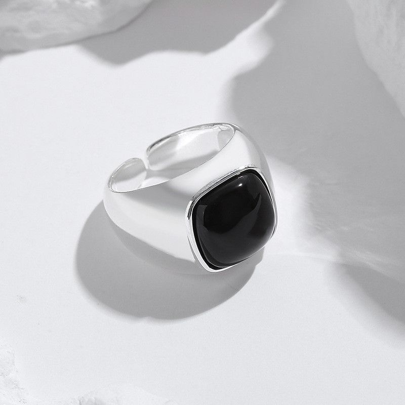 Jewelry Hip-hop Jewelry Rings Open Size Chrome Ring (Size 7-13) Size ONE SIZE - 2 Thumbnail
