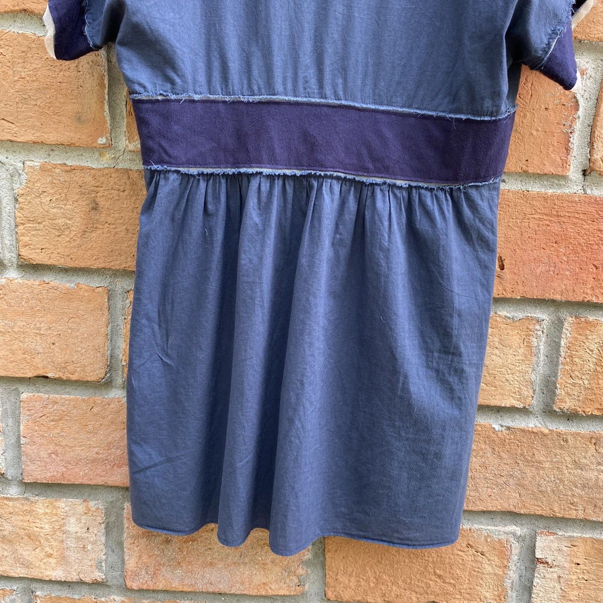 Vivienne Tam VIVIENNE TAM Boho Navy V-Neck Tunic Top Size XS / US 0-2 / IT 36-38 - 9 Thumbnail