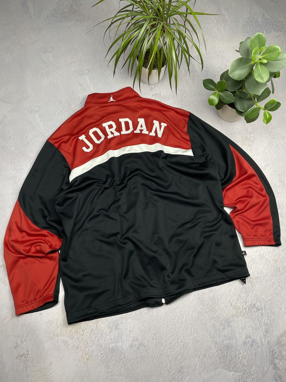 Jordan Brand Jordan Vintage Sweatshirt Jersey Zip Y2K Size US XXL / EU 58 / 5 - 1 Thumbnail