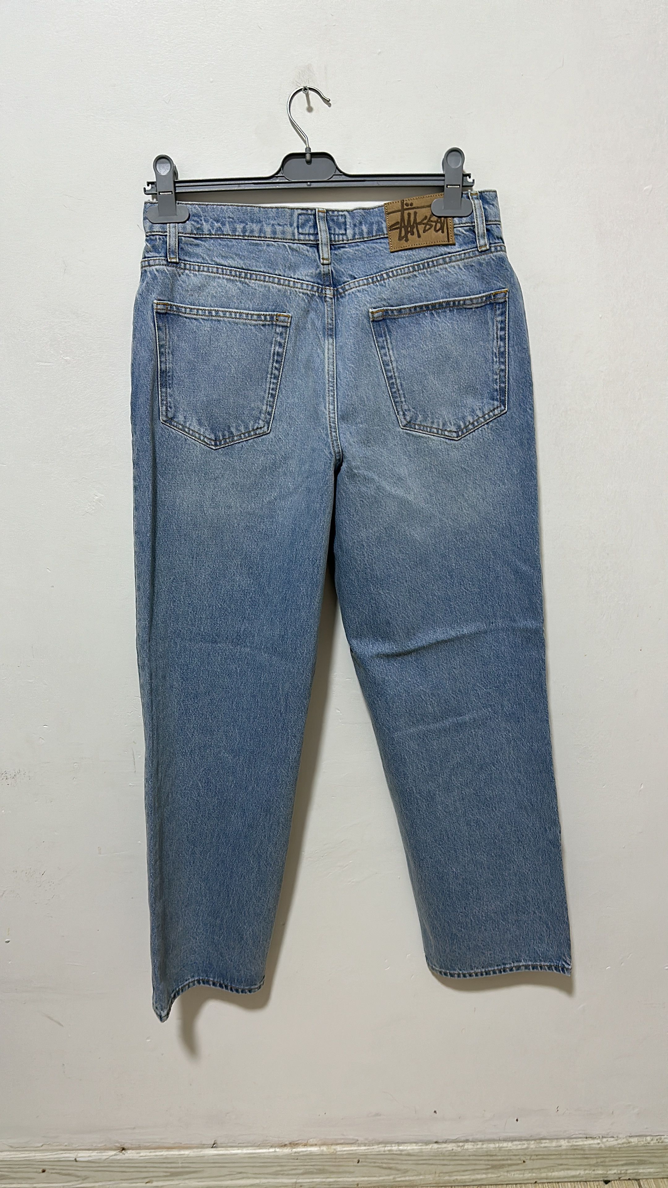 Stussy Big Ol Jean Denim Light Blue Size 30