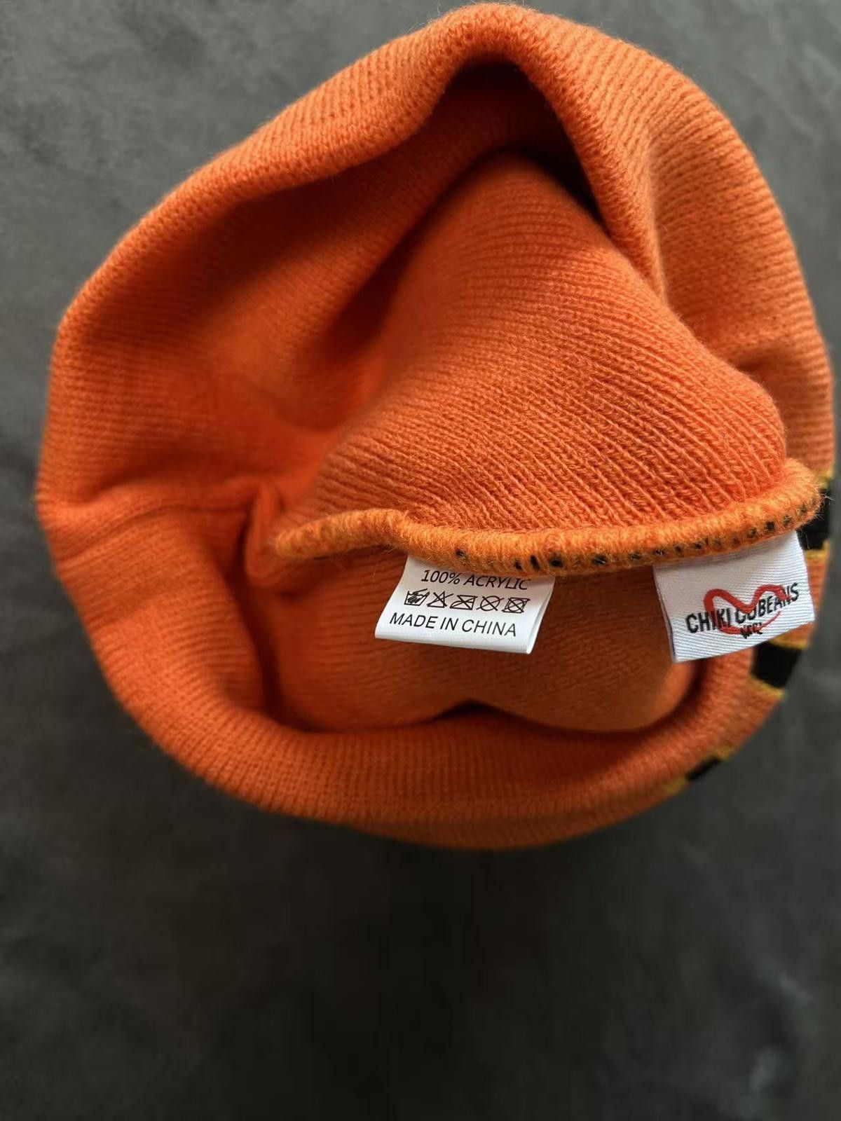 Japanese Brand Chiki Cobeans Flame Graphic No Cuff Knit Beanie Hat Size ONE SIZE - 5 Thumbnail