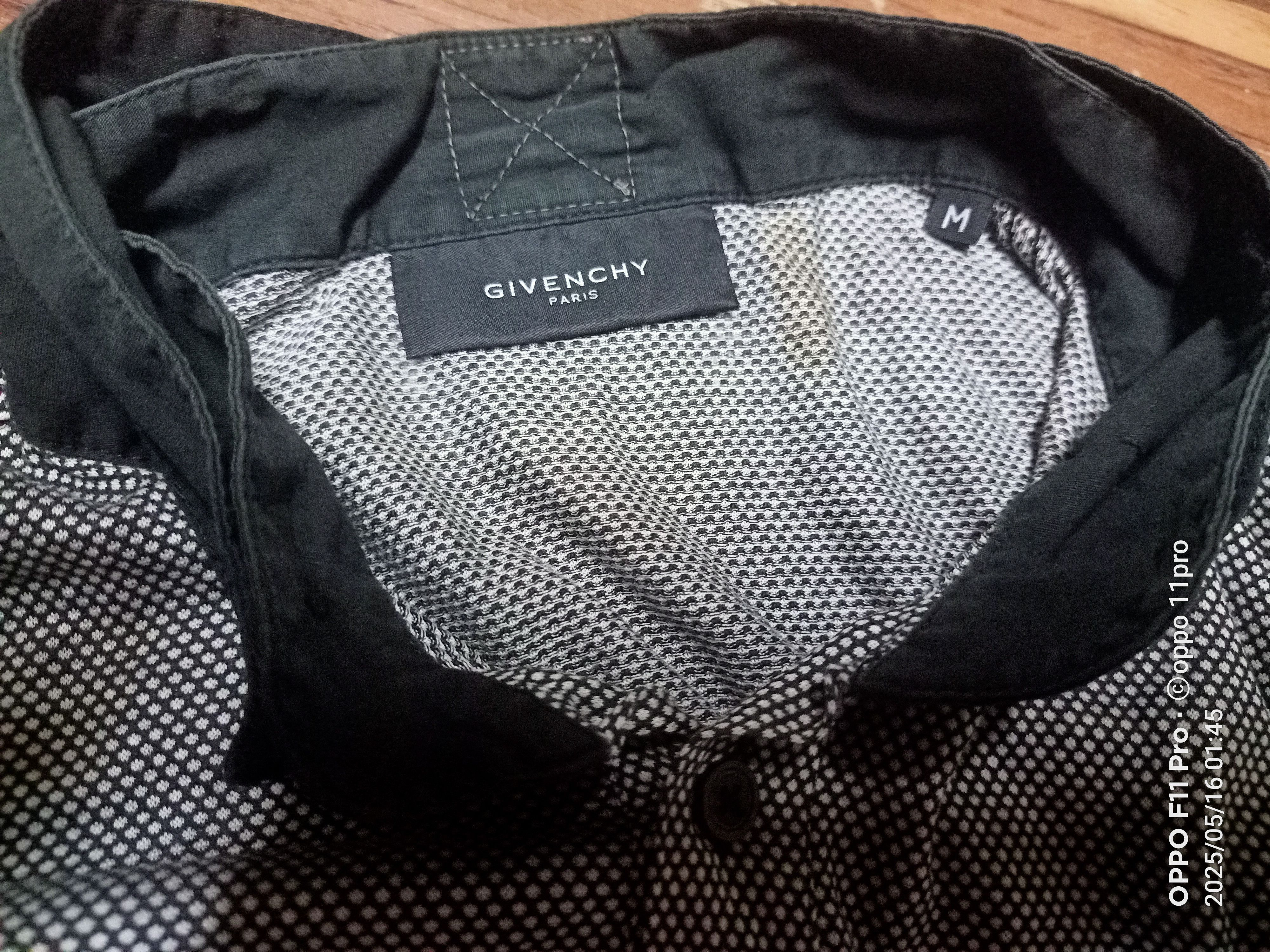 Givenchy × Riccardo Tisci Givenchy Paris Vintage 90s LongSleeve Polo Double Coller Size US M / EU 48-50 / 2 - 18 Thumbnail