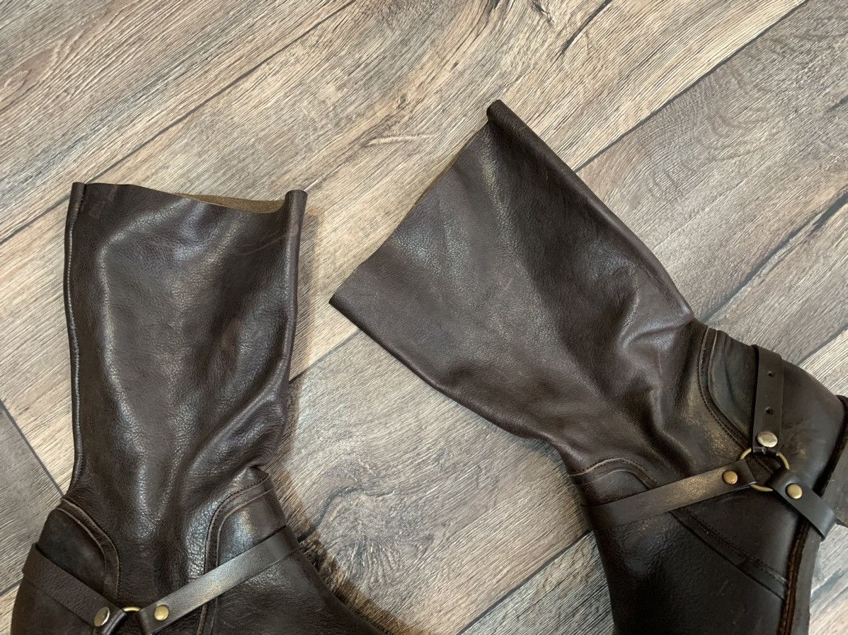 Cowboy Equipment × Genuine Leather × Tiger of Sweden Tiger of Sweden Brown Leather High Boots Made in Italy Size US 8 / EU 41 - 3 Thumbnail