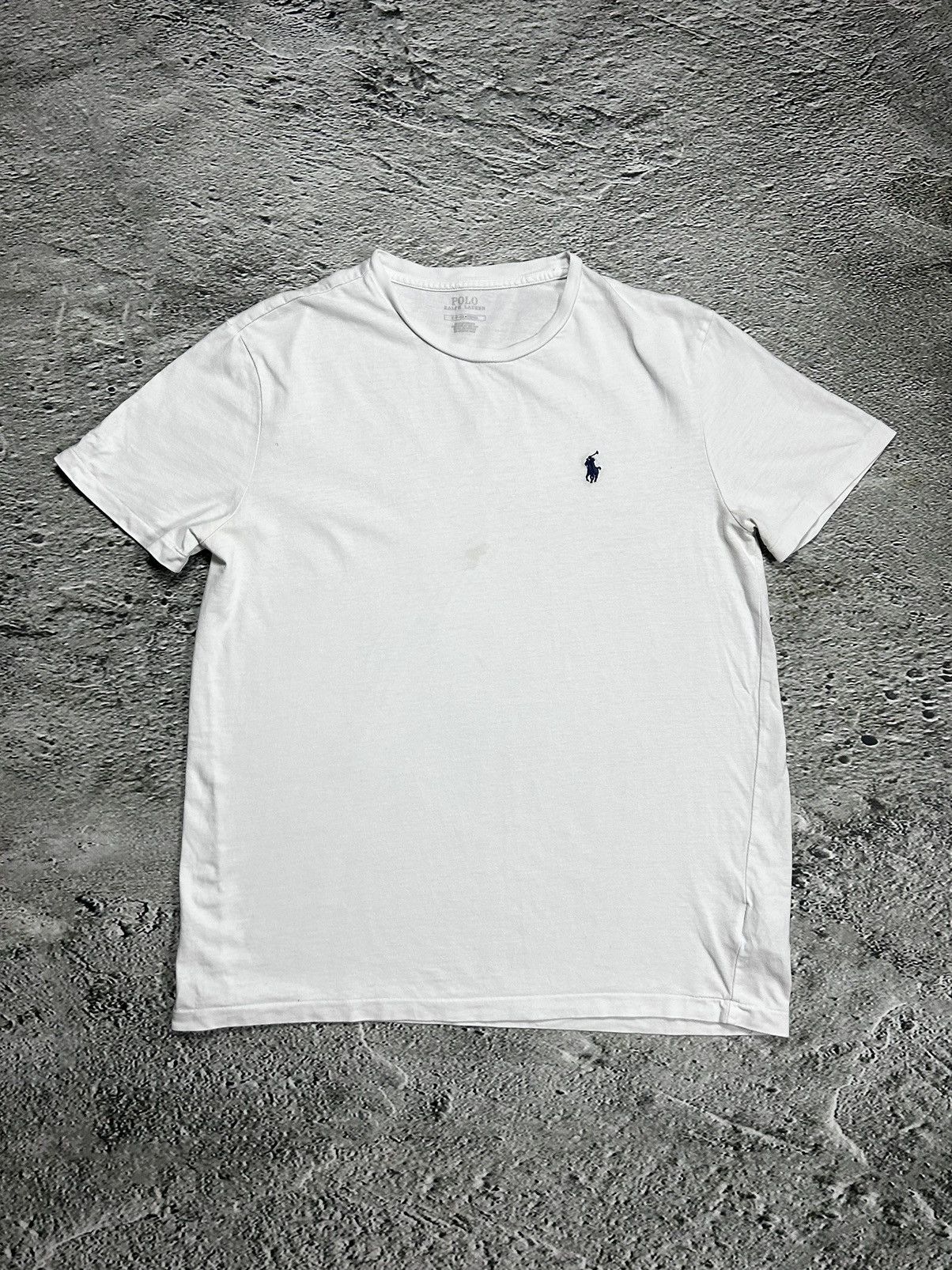 Polo Ralph Lauren × Ralph Lauren × Vintage Polo Ralph Lauren vintage white T-shirt small pony navy Size US S / EU 44-46 / 1 - 1 Thumbnail