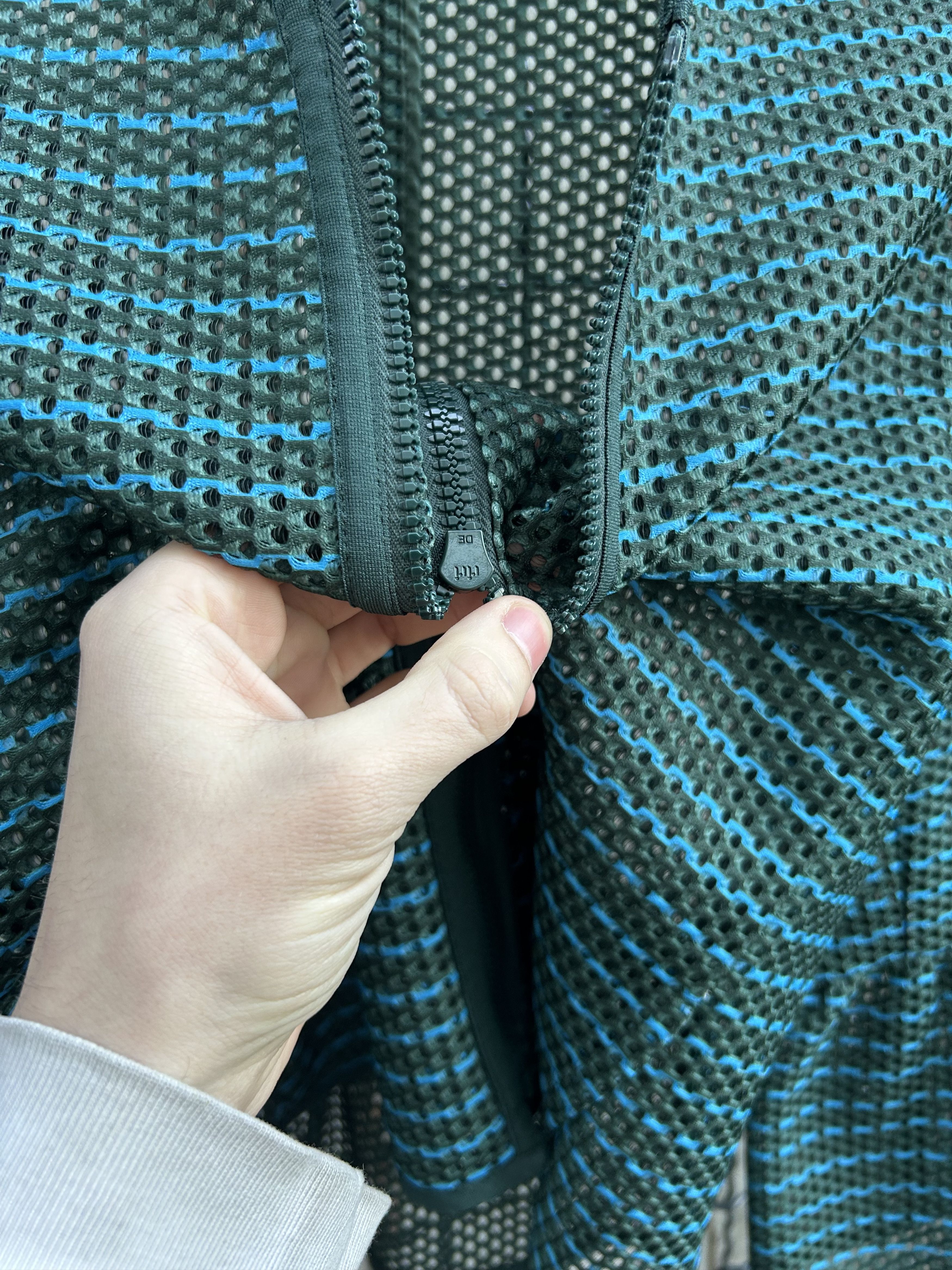 Akris Akris Punto Striped Mesh Bell Sleeve Jacket Size M / US 6-8 / IT 42-44 - 7 Thumbnail