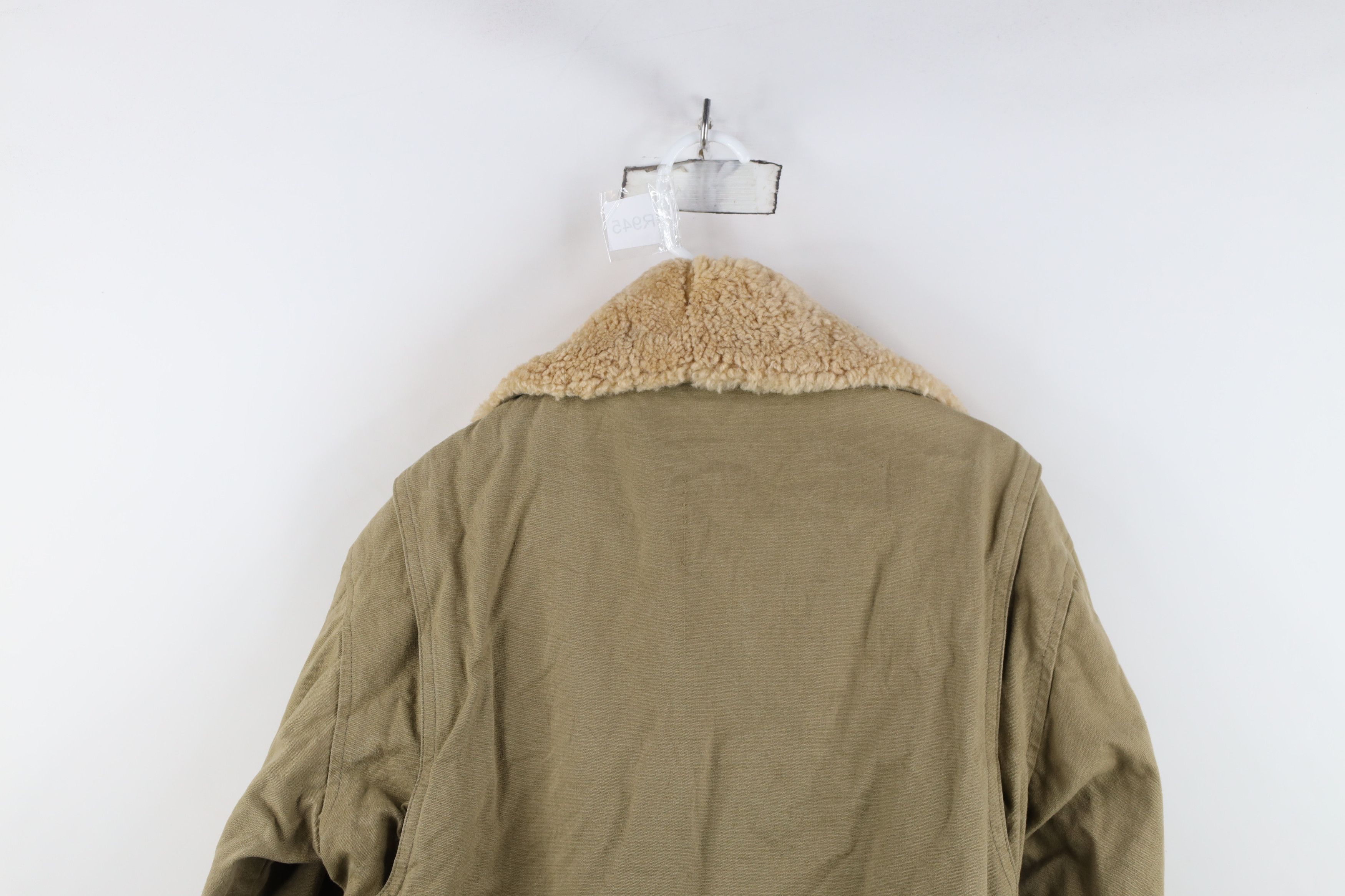 Vintage Vintage 80s Amelia Earhart Shearling Leather Flight Jacket Size M / US 6-8 / IT 42-44 - 15 Thumbnail
