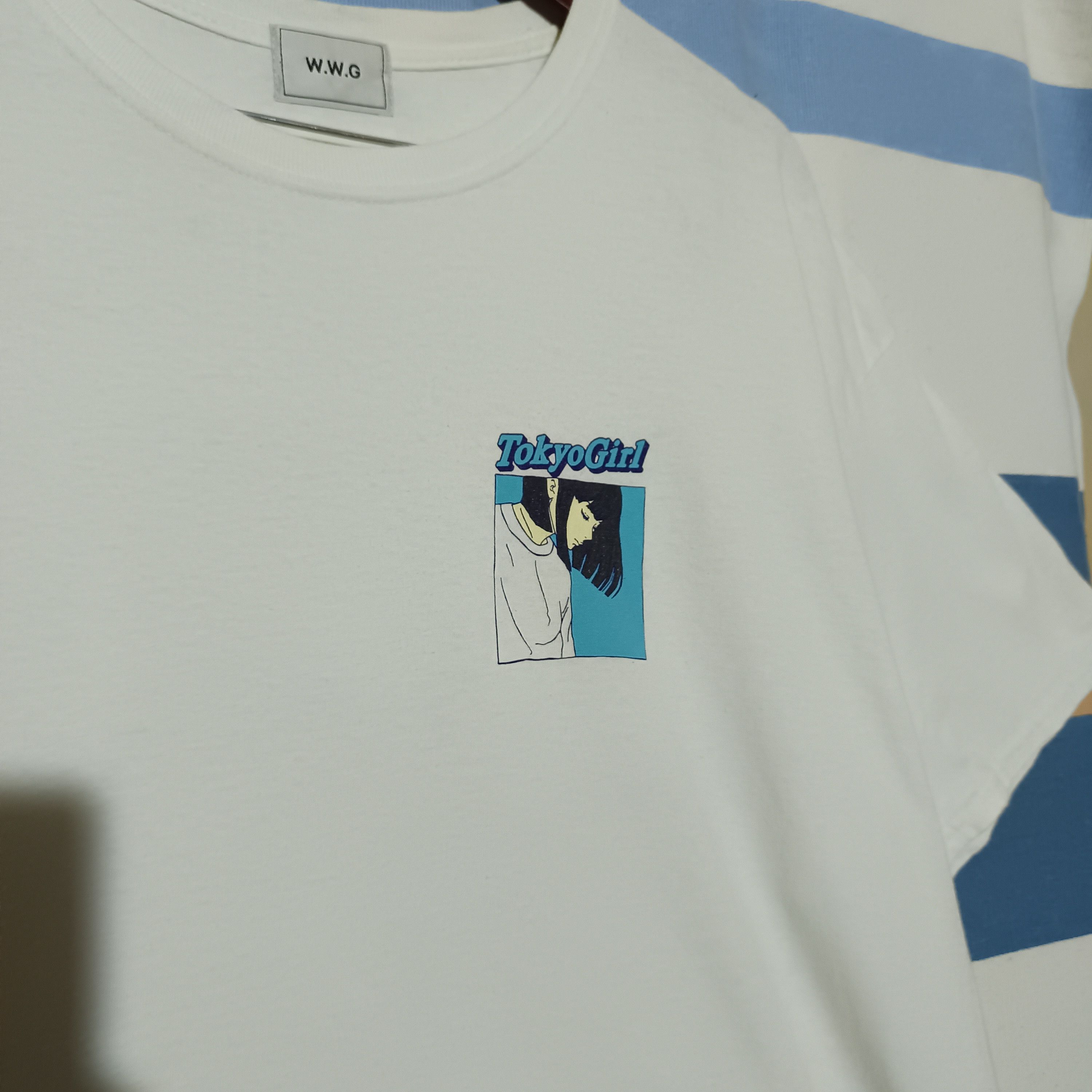 Japanese Brand WWG TOKYO GIRL OVERSIZED TRE Size US XL / EU 56 / 4 - 3 Thumbnail