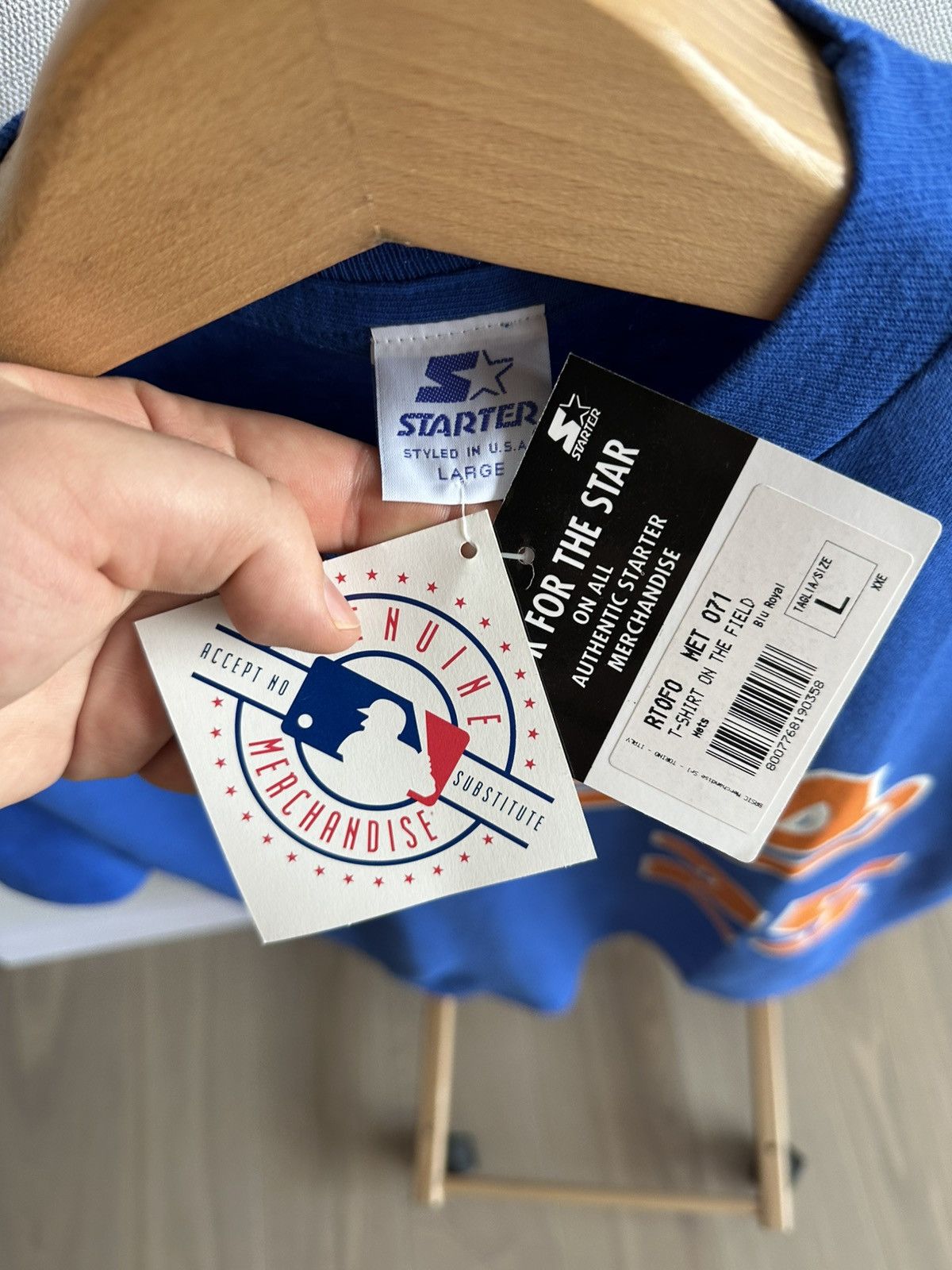 Starter Starter MLB New York Mets Vintage 1994 T Shirt Single Stitch Size US L / EU 52-54 / 3 - 7 Thumbnail