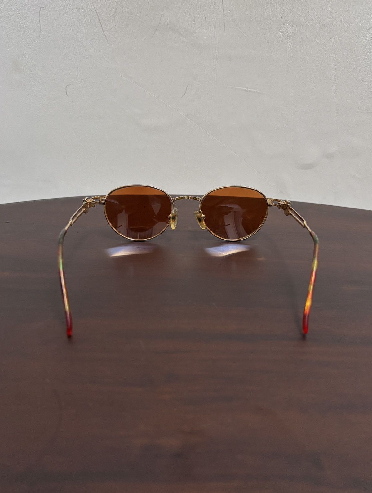 Jean Paul Gaultier FREE TAX! 90s Gold Framed Sunglasses Size ONE SIZE - 6 Thumbnail