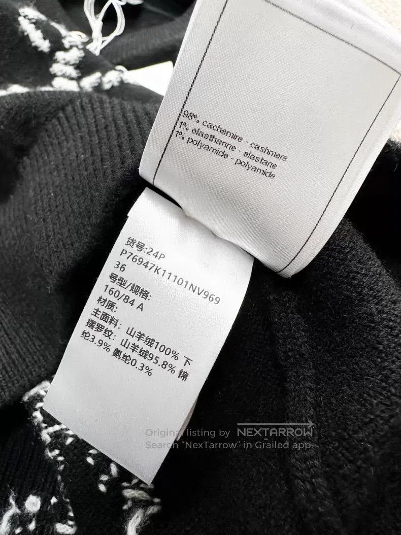 Chanel Chanel Short sleeves with white bow pattern Size XS / US 0-2 / IT 36-38 - 7 Thumbnail