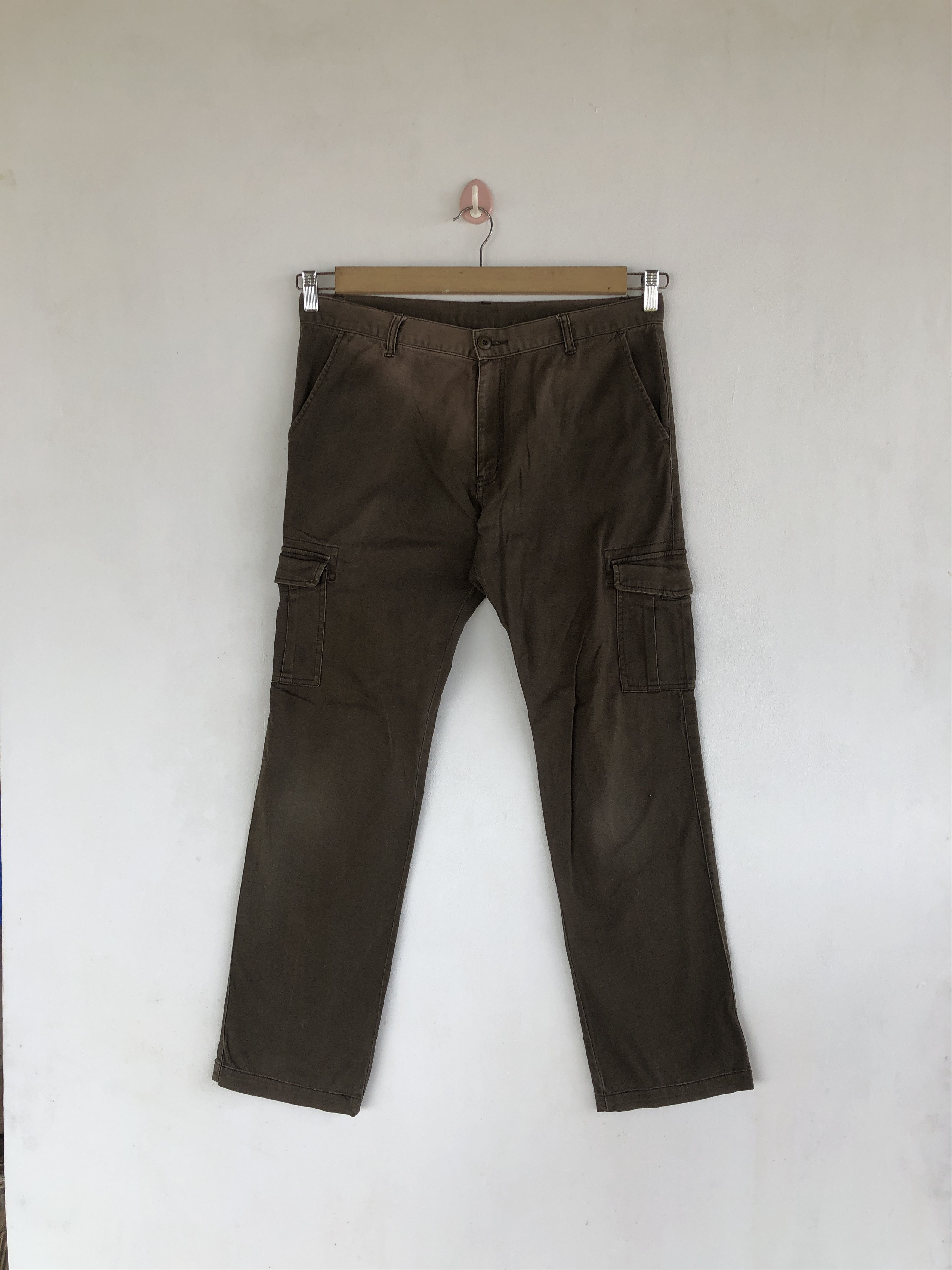 Japanese Brand Vintage Japanese Cargo Pants Multi Pocket Fatigue Trousers Size US 34 / EU 50 - 1 Thumbnail