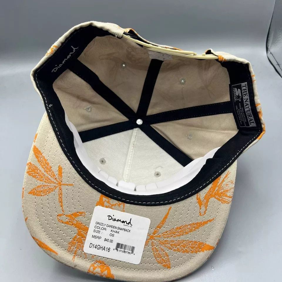Starter Grizzly Griptape Hat Men Garden Starter Snap Back Cap New Size ONE SIZE - 8 Thumbnail