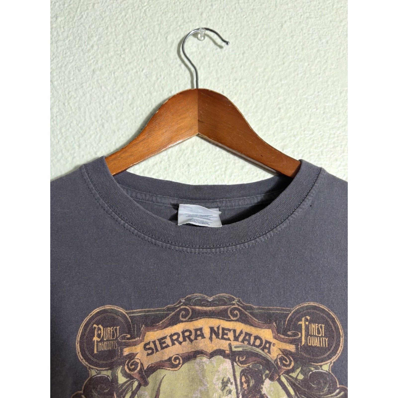 Vintage VINTAGE Sierra Nevada Women’s XL Short Sleeve T Shirt Gray Ruthless Cotton Size XL / US 12-14 / IT 48-50 - 4 Thumbnail