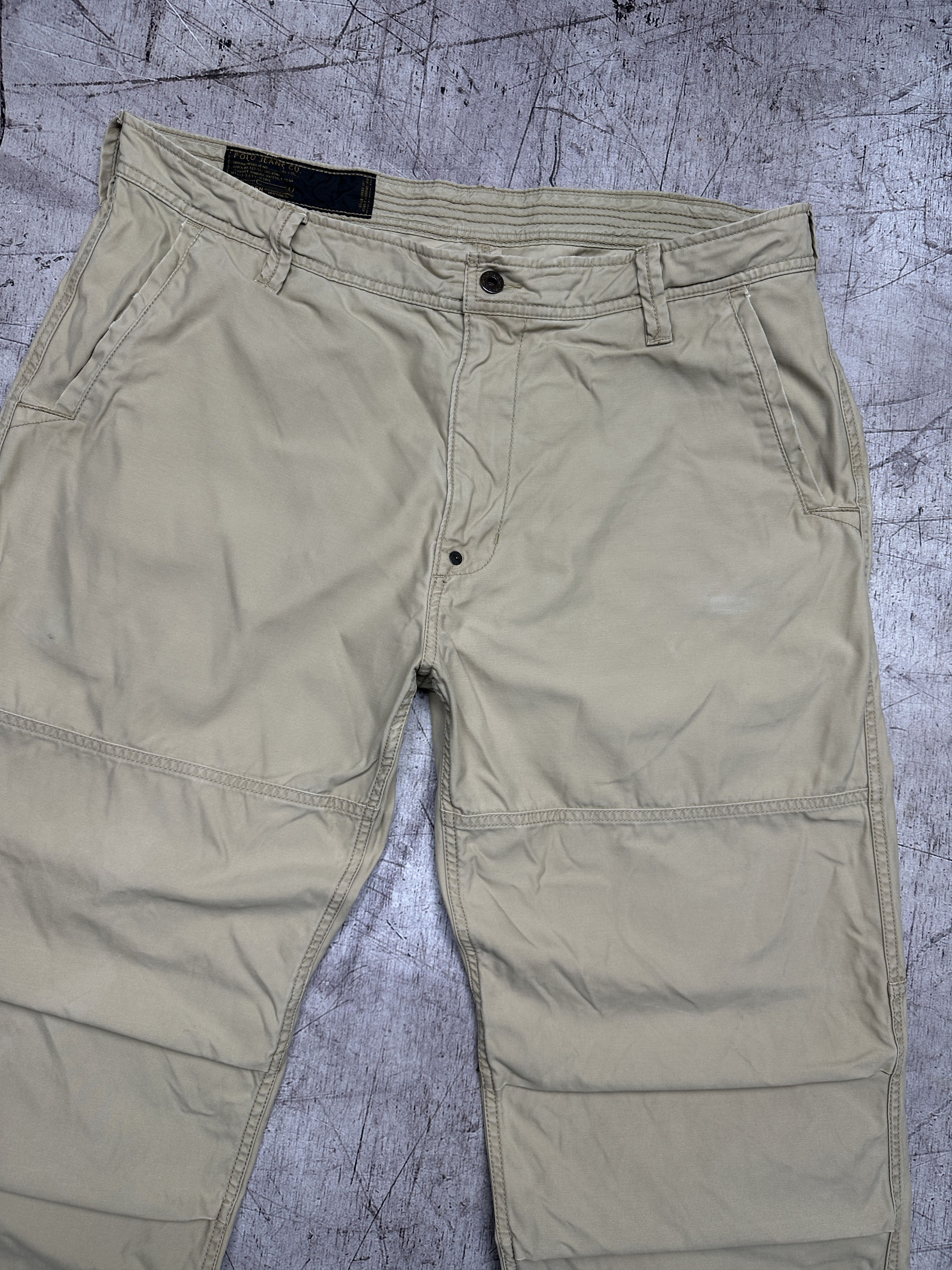 Lauren Ralph Lauren × Polo Ralph Lauren × Vintage Polo Ralph Lauren Jeans Co. Vintage Mens Workwear Pants Size US 38 / EU 54 - 2 Thumbnail