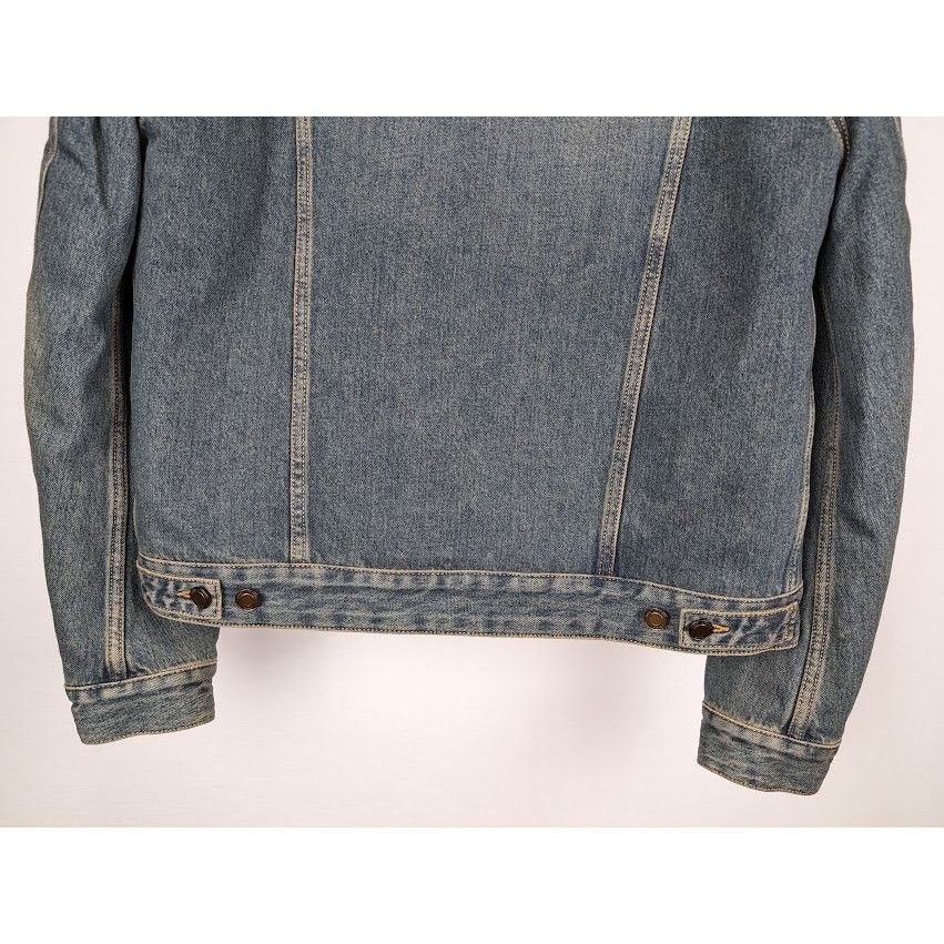 Saint Laurent Paris o1rshd1 Q:2 / Shearling Denim Jacket in Light Blue Size US XL / EU 56 / 4 - 16 Thumbnail