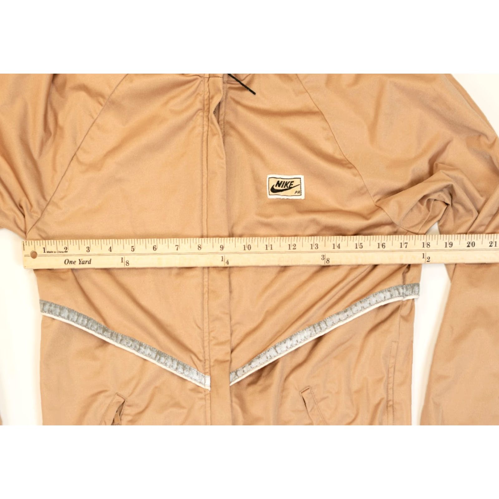 Nike VINTAGE Nike PR Gold Windbreaker Full Zip Track Jacket S Mens Gold 80s 90s USA Nike Shirt Jacket Size US S / EU 44-46 / 1 - 6 Thumbnail