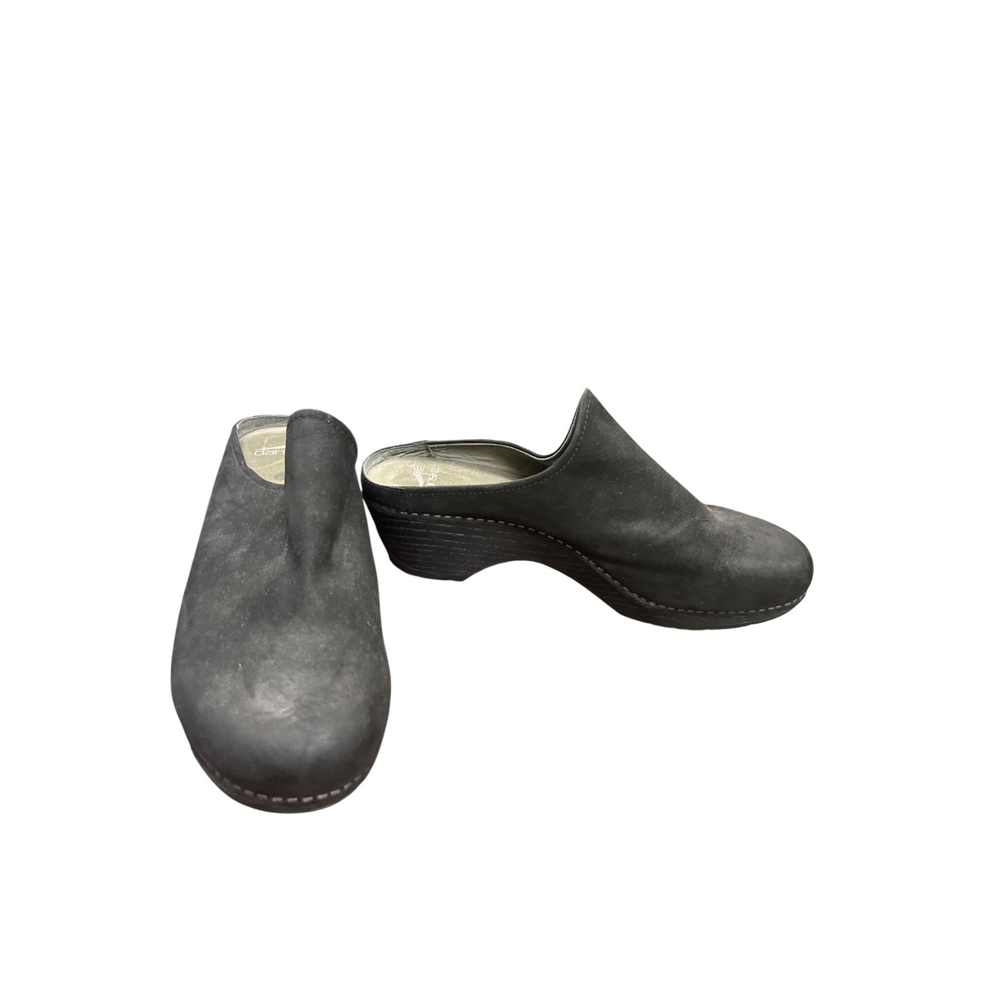 Dansko Dansko wms black leather slip on sandals mules clogs size 10 Size US 10.5 / IT 40.5 - 1 Thumbnail