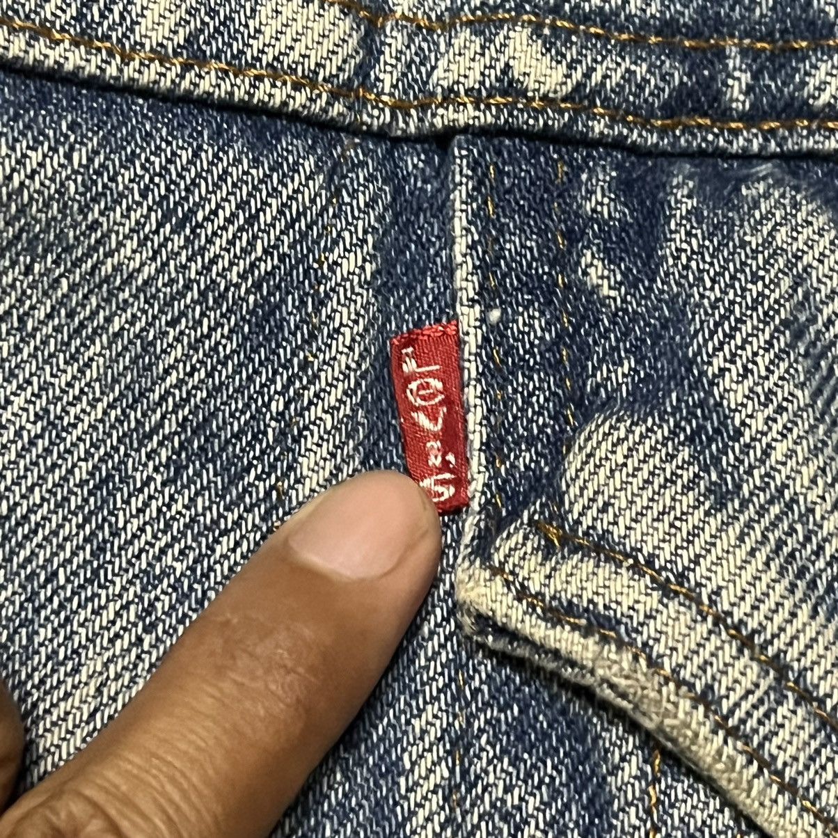 Levi's Vintage Levis Distressed Denim Jacket Size US S / EU 44-46 / 1 - 5 Thumbnail