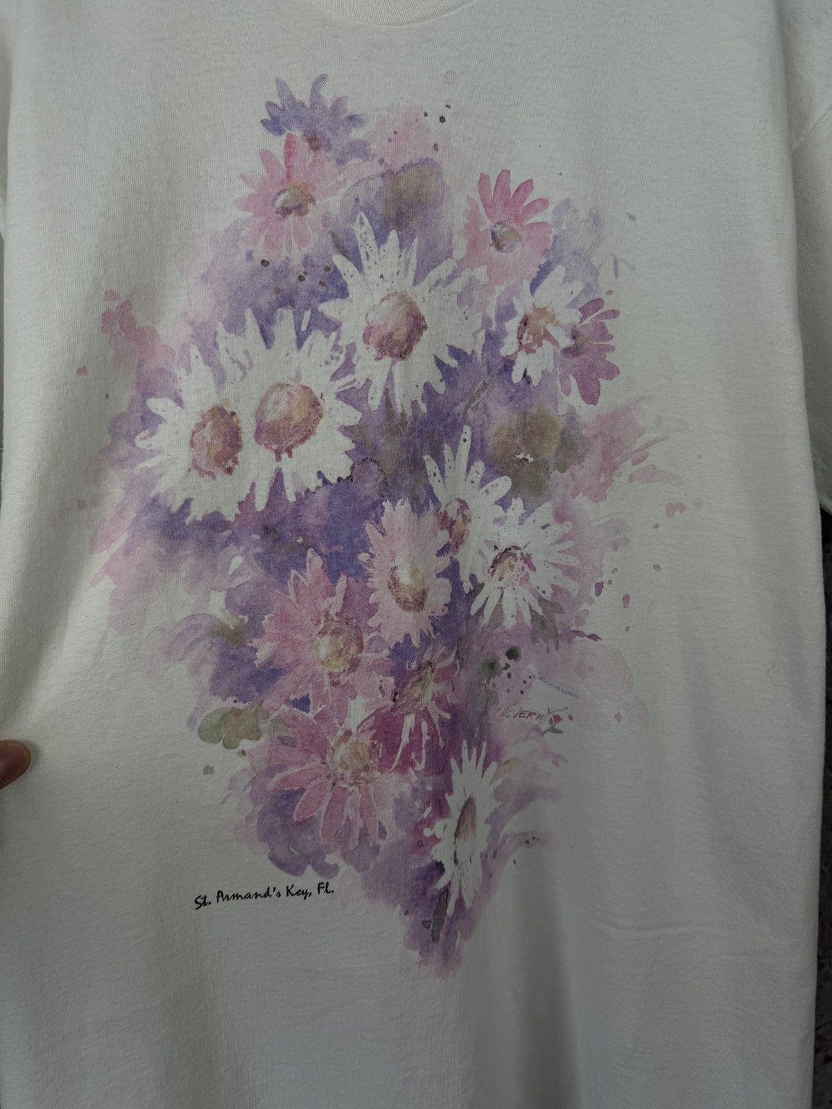 Flower Mountain × Fruit Of The Loom × Vintage Men’s Fruit of the Loom T-Shirt 1992 Soft As A Grape Size XL Size US XL / EU 56 / 4 - 5 Thumbnail