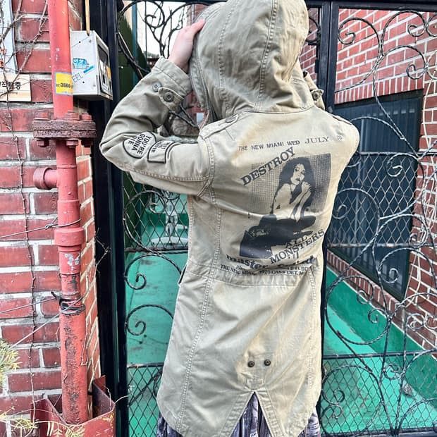 Hysteric Glamour Hysteric Glamour x Destroy All Monsters Military Fur Jacket Size S / US 4 / IT 40 - 20 Thumbnail