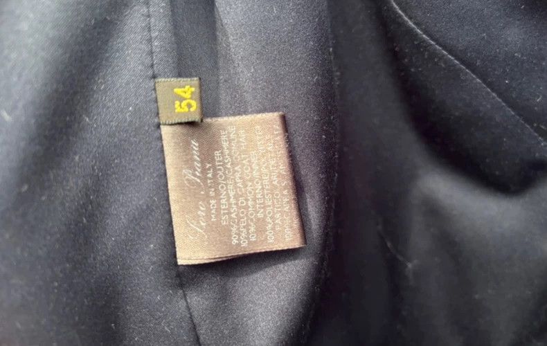 Loro Piana LORO PIANA Cashmere coat, navy blue, size 5 Size US XL / EU 56 / 4 - 4 Thumbnail