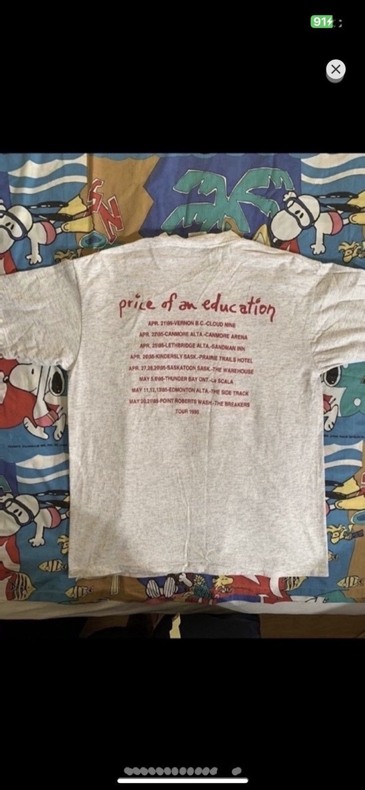 Vintage ***FINAL DROP***RARE 90s DOUCETTE “PRICEOFEDUCATION” shirt L Size US L / EU 52-54 / 3 - 7 Thumbnail