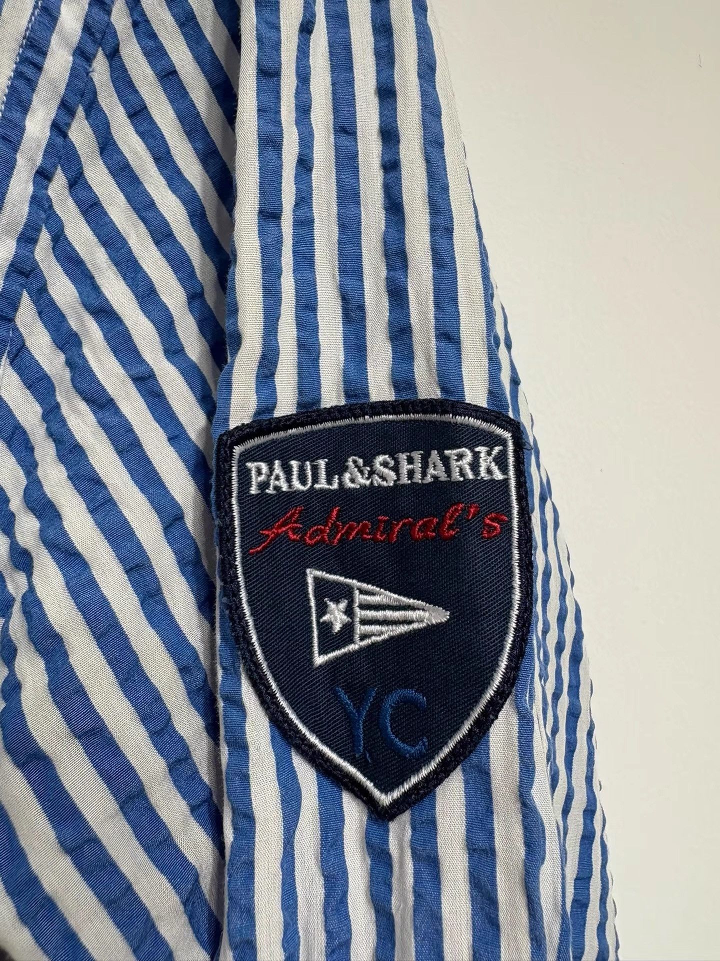Paul & Shark Paul&Shark Men's Long Sleeve Striped Shirt K29 Size US M / EU 48-50 / 2 - 3 Thumbnail