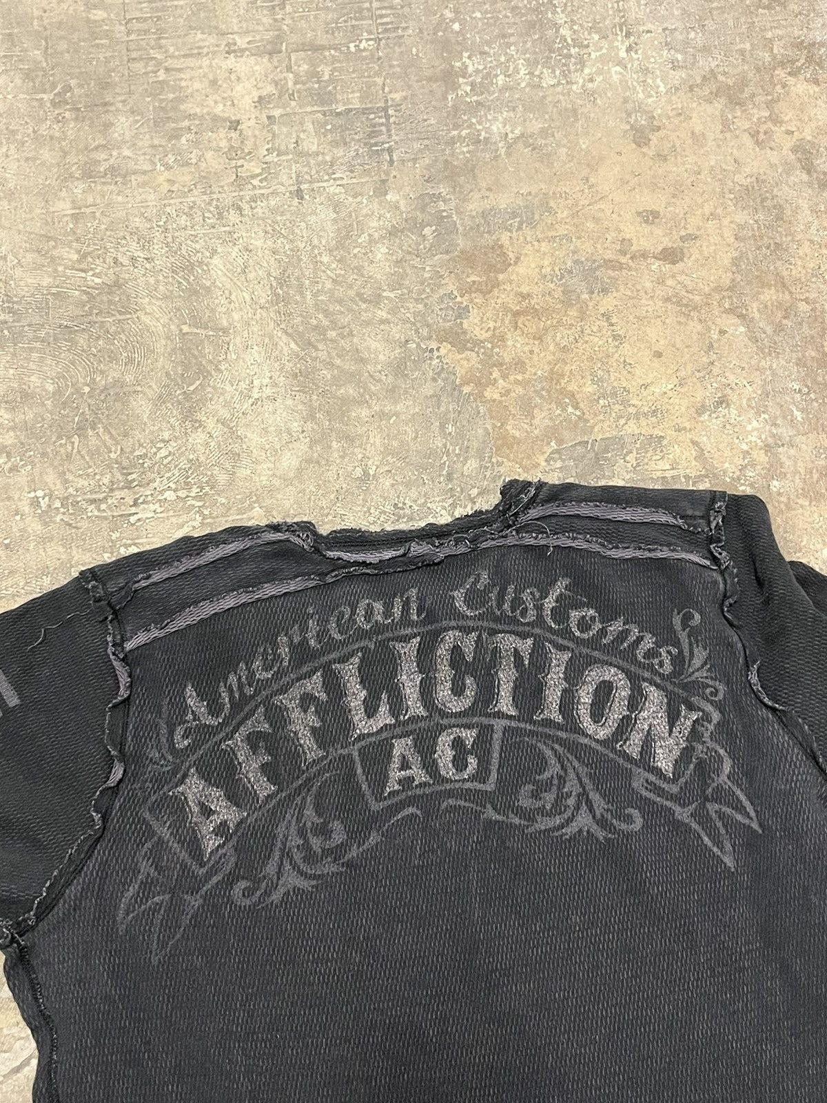 Affliction Affliction thermal long-sleeve grunge y2k opium cybery2k Size US L / EU 52-54 / 3 - 7 Thumbnail