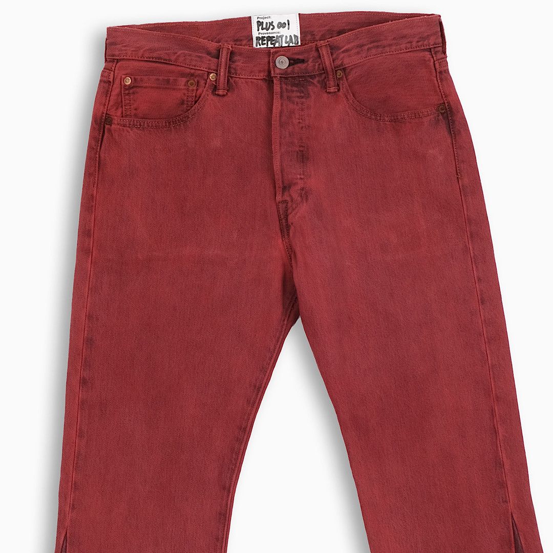 Japanese Brand × Levi's × Vintage REPEAT PLUS 001 Dirty Red 32 Inch (RP001Y3202) Size US 32 / EU 48 - 3 Thumbnail