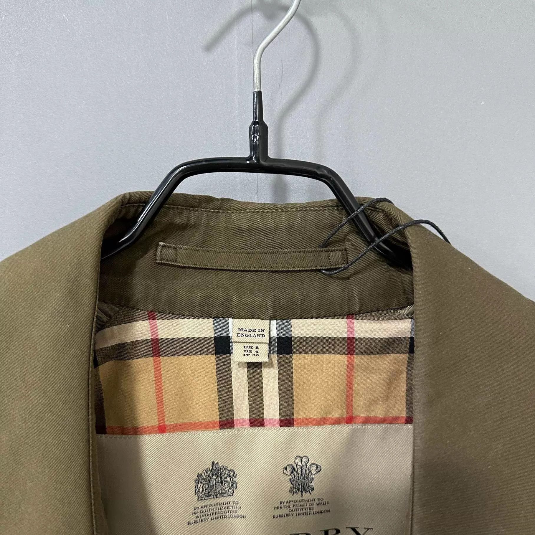 Burberry Burberry Westminster check doublebreasted Olive UK6 99 new Size XS / US 0-2 / IT 36-38 - 5 Thumbnail