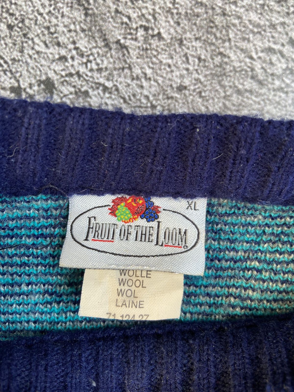 Japanese Brand × Vintage Vintage Japanese Style Crazy Pattern Wool Sweater Size US XL / EU 56 / 4 - 7 Thumbnail