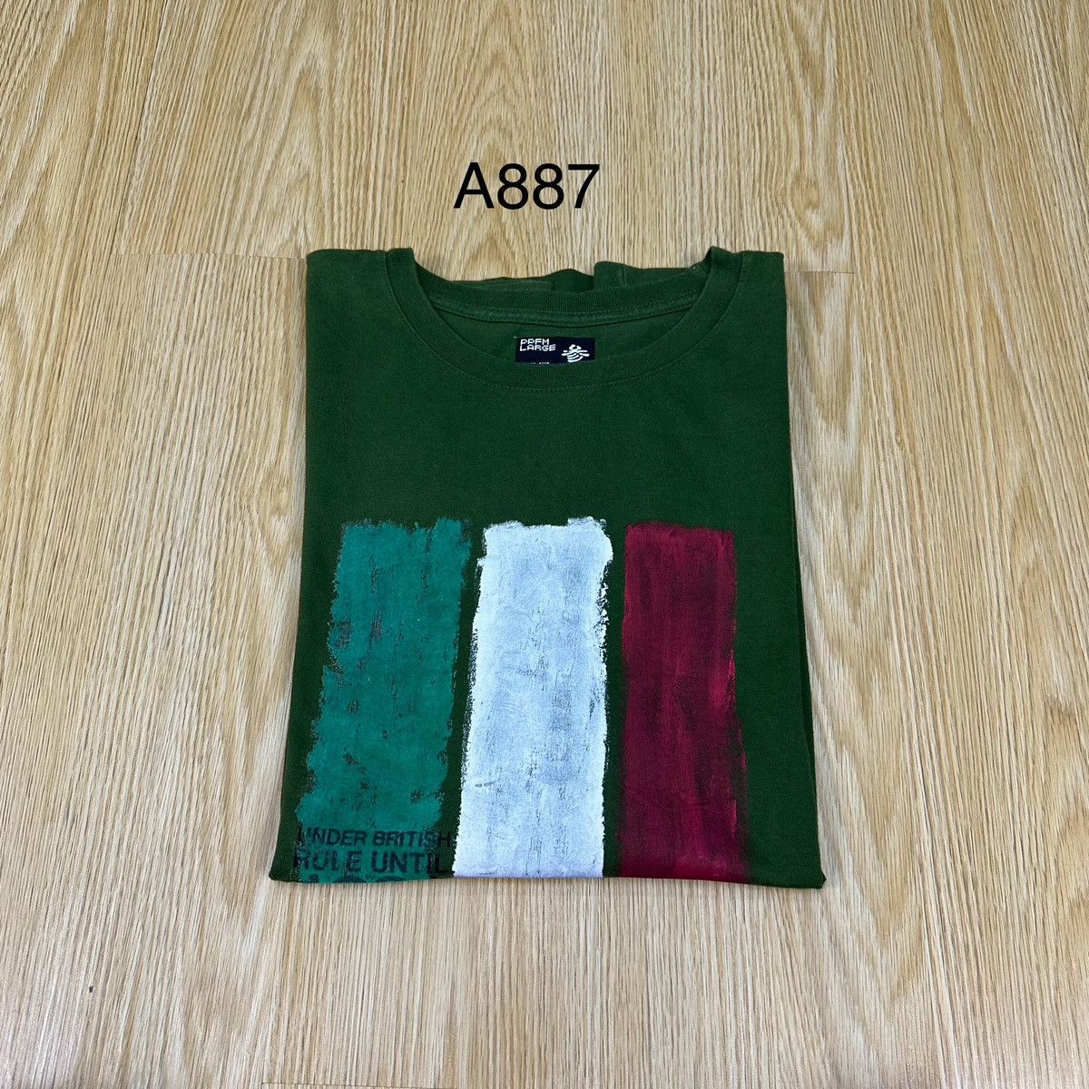 PPFM PPFM Italy Flag TShirt Made In Japan A887 Size US L / EU 52-54 / 3 - 10 Thumbnail