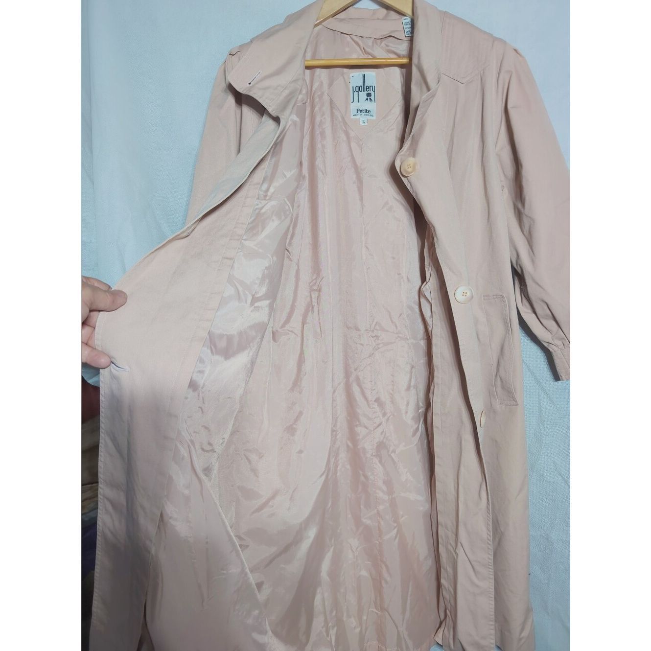 Other Vintage 80s J. Gallery Petite Sz 7/8 Blush Pink Petite Tren Size M / US 6-8 / IT 42-44 - 4 Thumbnail