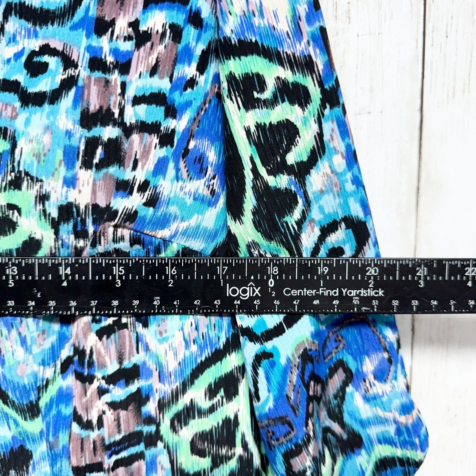 Other Notations Blouse Sz Medium Collared Long Sleeve Button Down Size M / US 6-8 / IT 42-44 - 4 Thumbnail