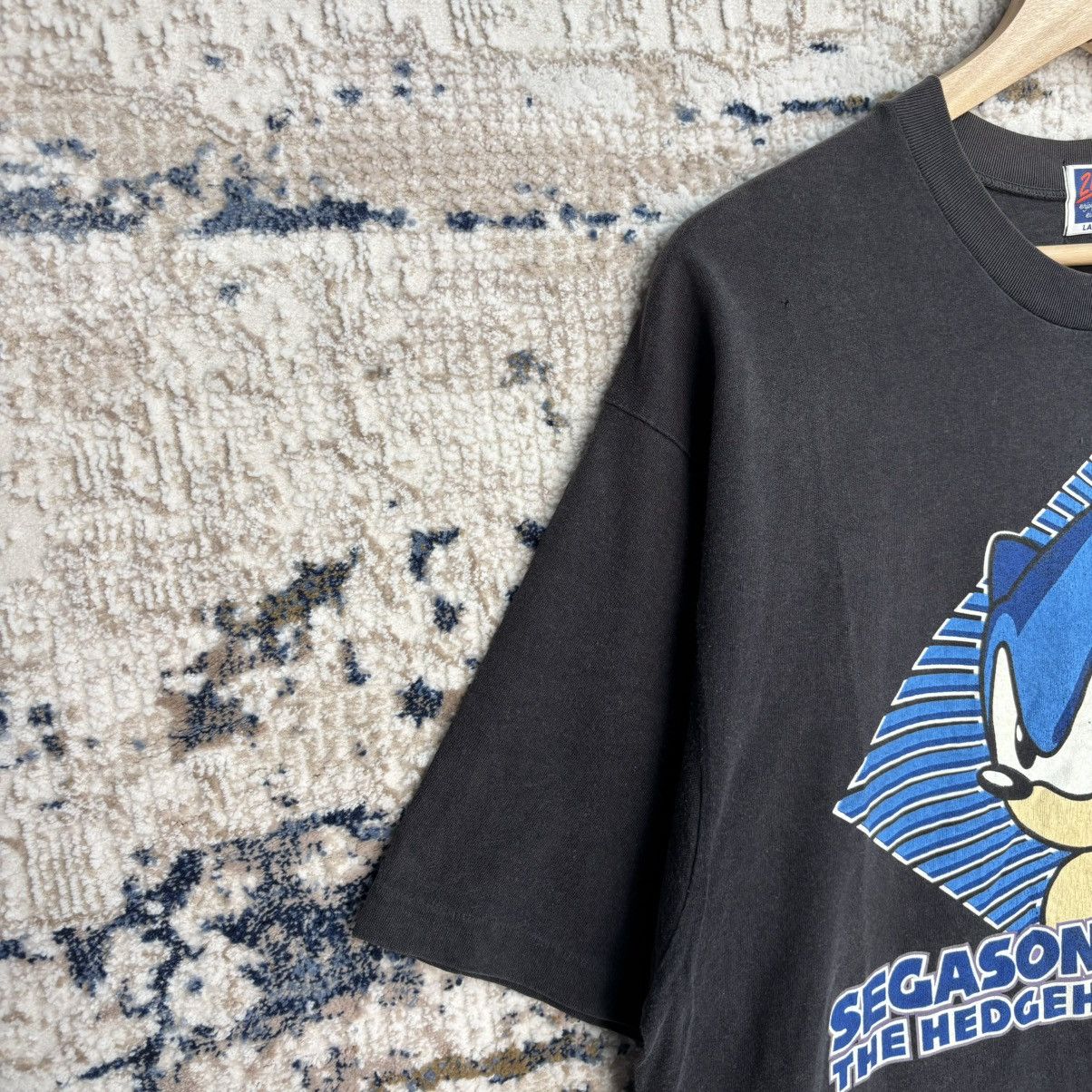 Vintage Vintage 90s Sonic The Hedgehog Made In Japan T-shirt Size US L / EU 52-54 / 3 - 5 Thumbnail