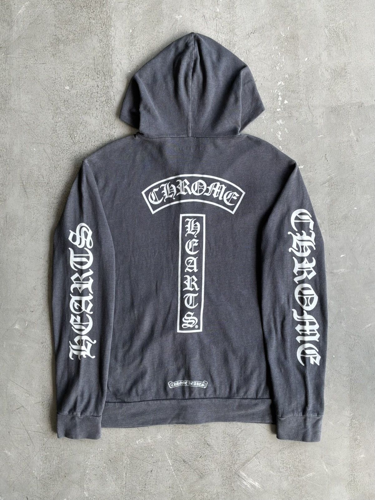 Chrome Hearts 2000s Chrome Hearts - T-Bar Script - Zip Hoodie Size US L / EU 52-54 / 3 - 1 Thumbnail