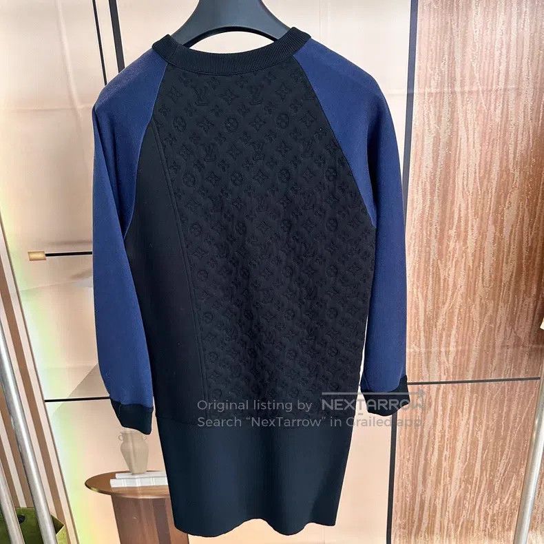 Louis Vuitton Louis Vuitton Color-block embossed presbyopic long sweatsh Size S / US 4 / IT 40 - 2 Thumbnail