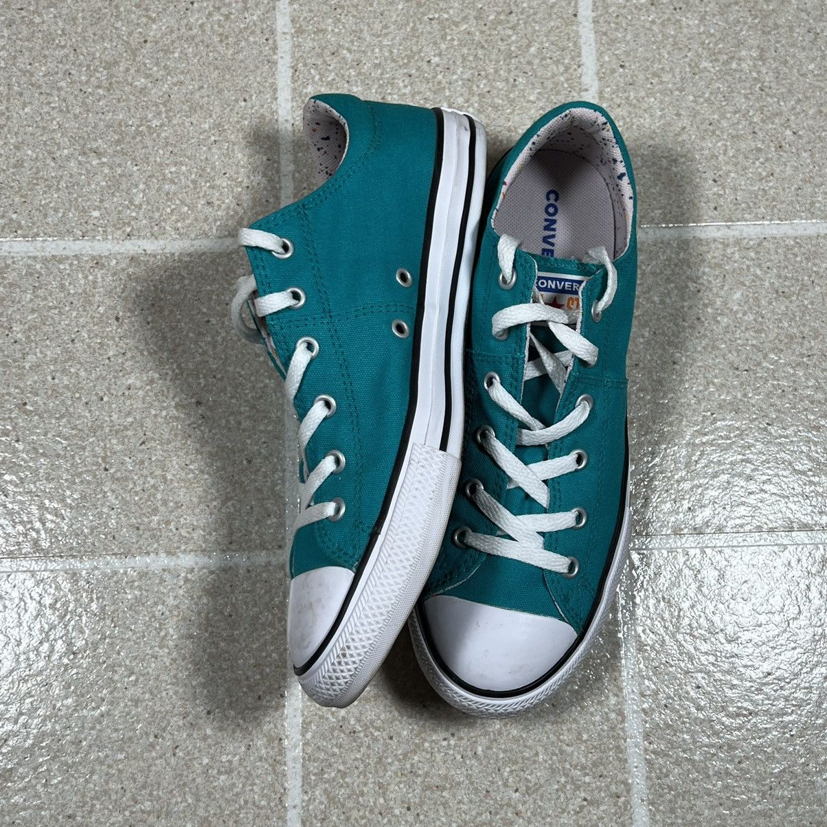Converse Converse~Youth-CTAS Low Canvas Turbo Green Sneakers Size US 8 / IT 38 - 3 Thumbnail