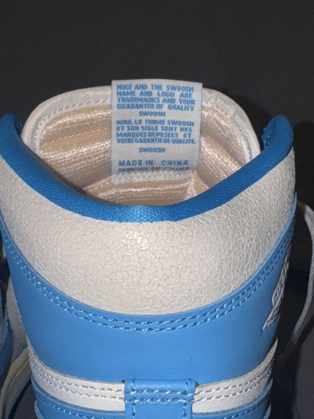 Nike Jordan 1 Retro High OG UNC Reimagined Size US 9.5 / EU 42-43 - 9 Thumbnail