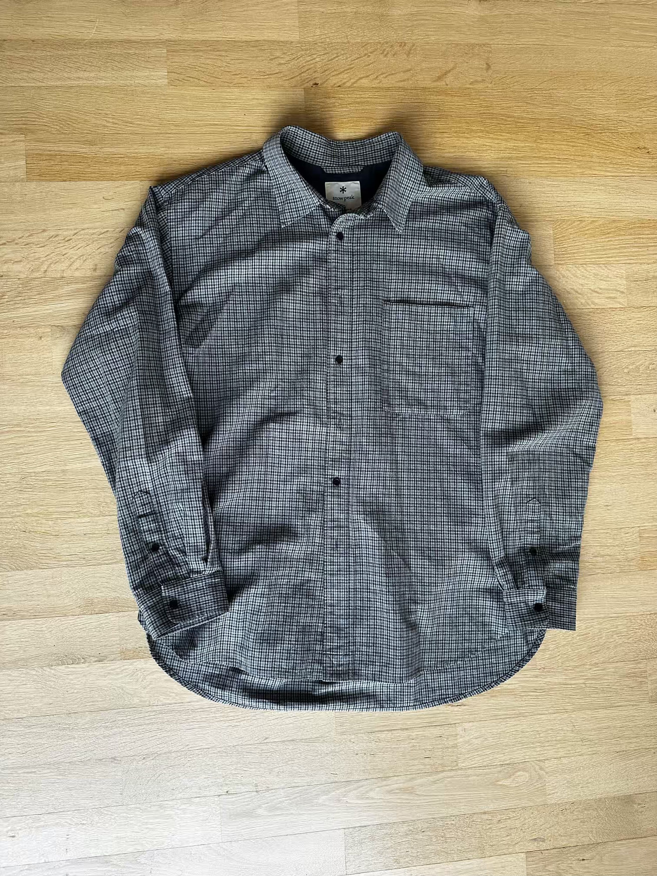 Snow Peak Niigata Made checked cotton shirt Size US XL / EU 56 / 4 - 3 Thumbnail