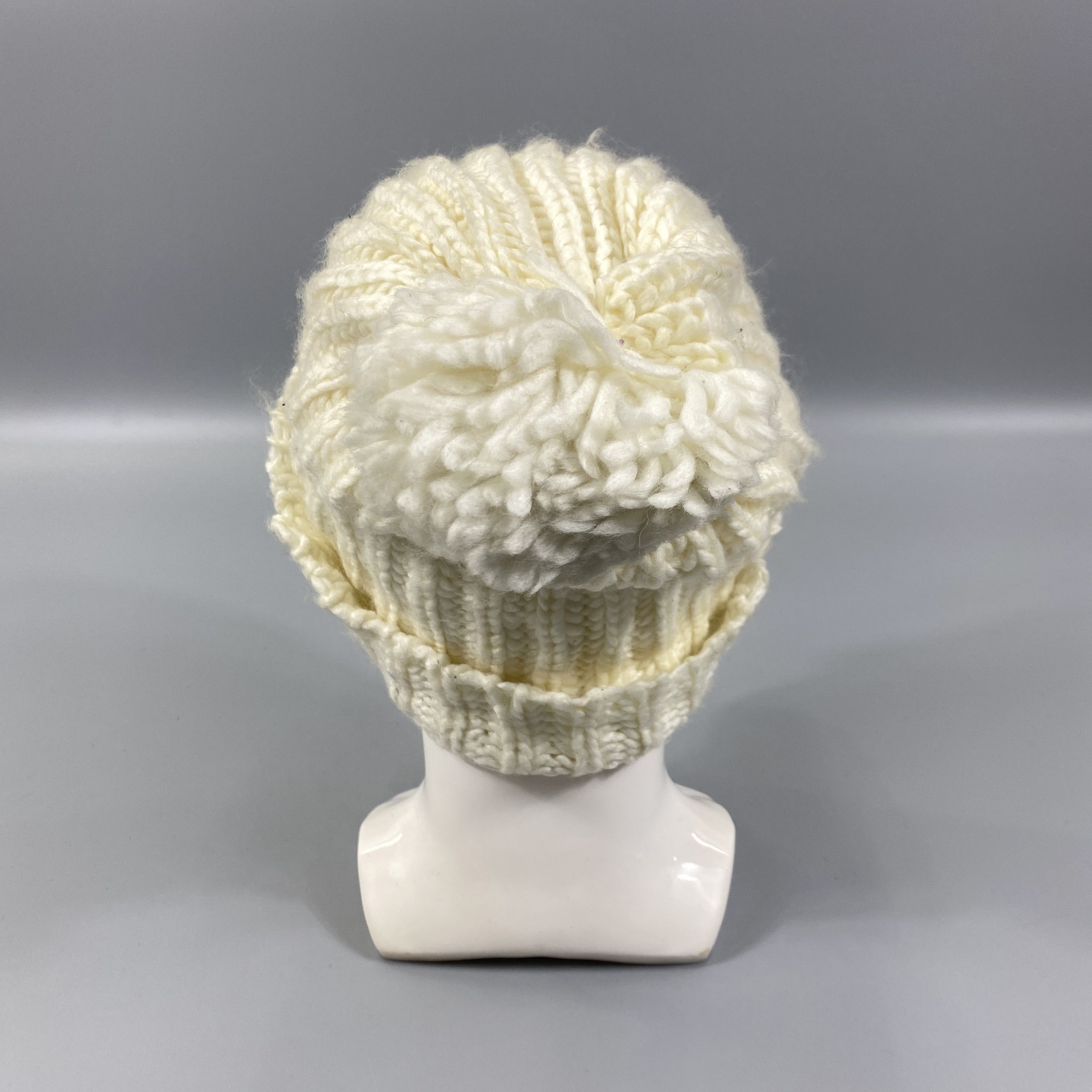 Japanese Brand Knitted Beanie Hats Pom Pom -BN1133 Size ONE SIZE - 3 Thumbnail